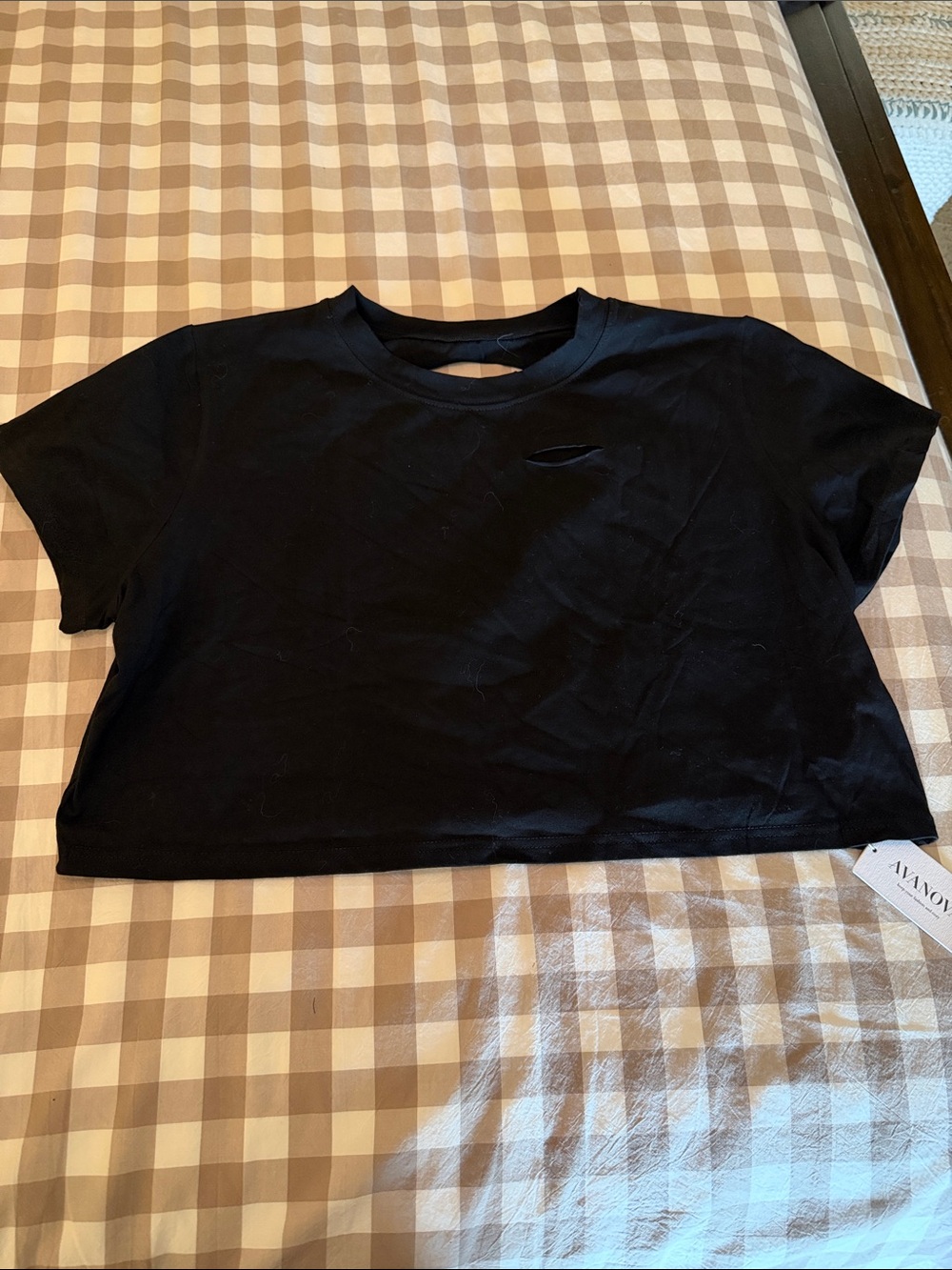 Black Women’s Cropped T-Shirt - Casual Tee